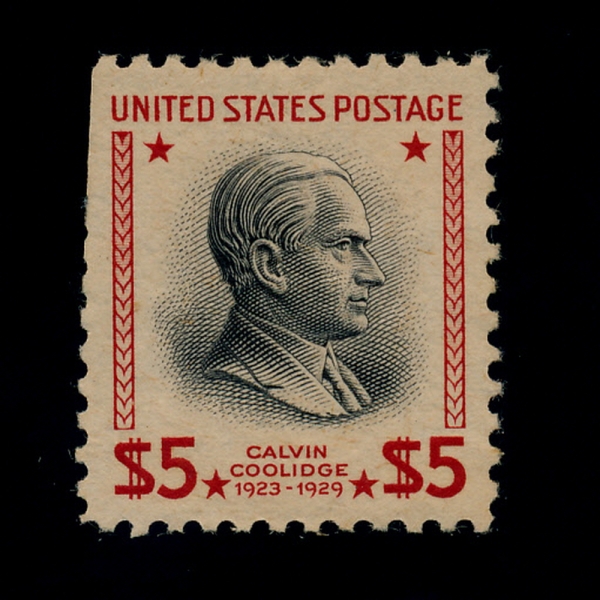 UNITED STATES(̱)-#834-$5-CALVIN COOLIDGE(Ķ )-1938