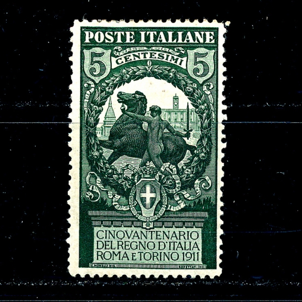 ITALIA(Ż)-#120-5c-SYMBOL OF VALOR(,  ¡ Į)-1911.5.1