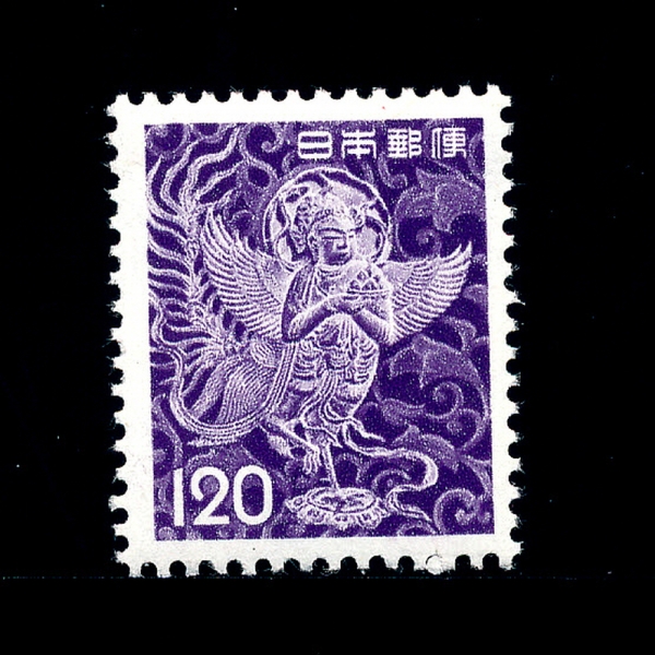 JAPAN(Ϻ)-#754-120y-MYTHICAL WINGED WOMAN,CHUSONJI()-1962