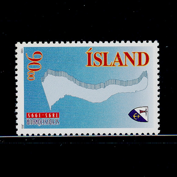 ICELAND(아이슬란드)-#794-90k-TOWN OF SEYDISFJORDUR, CENT.(지도)-1995.3.14일