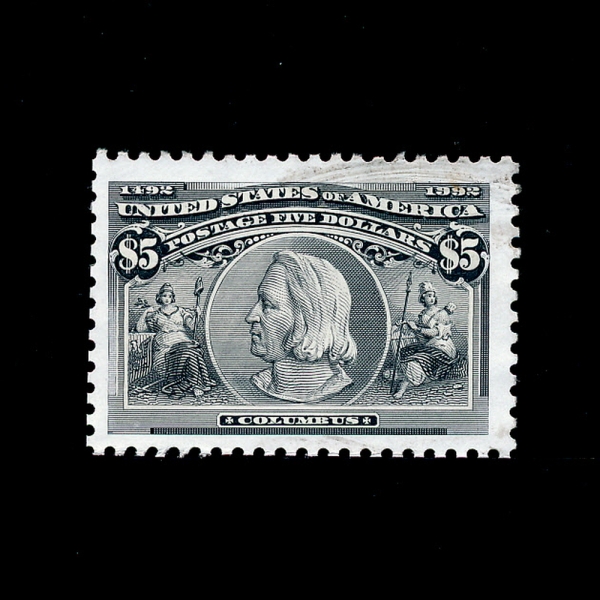 UNITED STATES(미국)-#2629a-$5-COLUMBUS(콜롬버스)-1992.5.22일