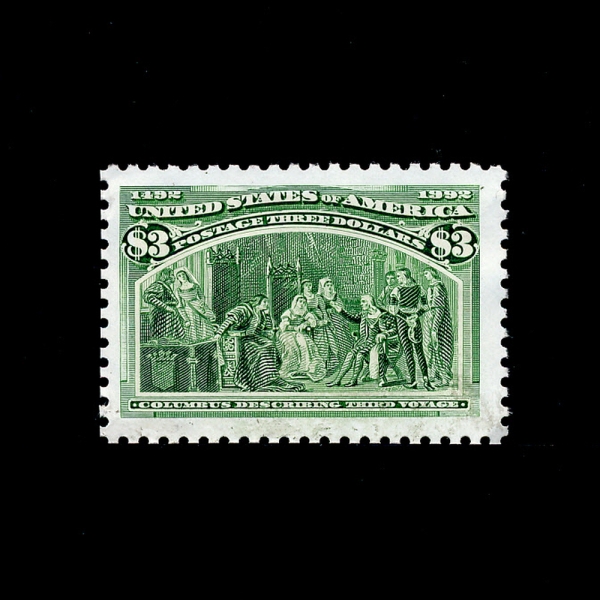 UNITED STATES(미국)-#2627c-$3-COLUMBUS(콜롬버스)-1992.5.22일