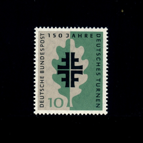 GERMANY()-#788-10pf-TURNER EMBLEM AND OAK LEAF(ͳ ,ũ )-1958.7.21