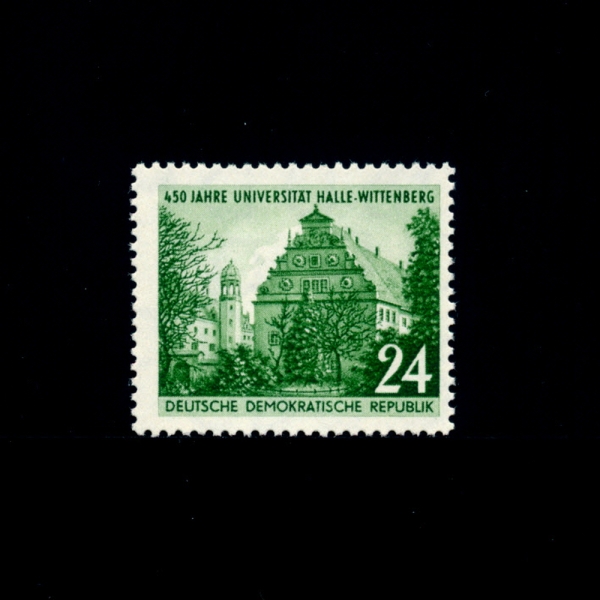 GERMAN DEMOCRATIC REPUBLIC()-#111-24pf-HALLE UNIVERSITY(ҷ-ٺũ ƾ  )-1952.10.18