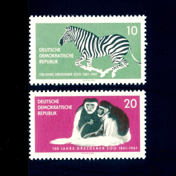GERMAN DEMOCRATIC REPUBLIC()-#552~3(4)-DRESDEN ZOO(巹 )-1961.5.9