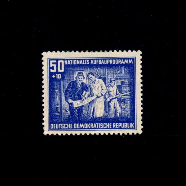 GERMAN DEMOCRATIC REPUBLIC()-#B25-50+10pf-INSPECTING PLANS(ȹ ˻)-1952.5.1