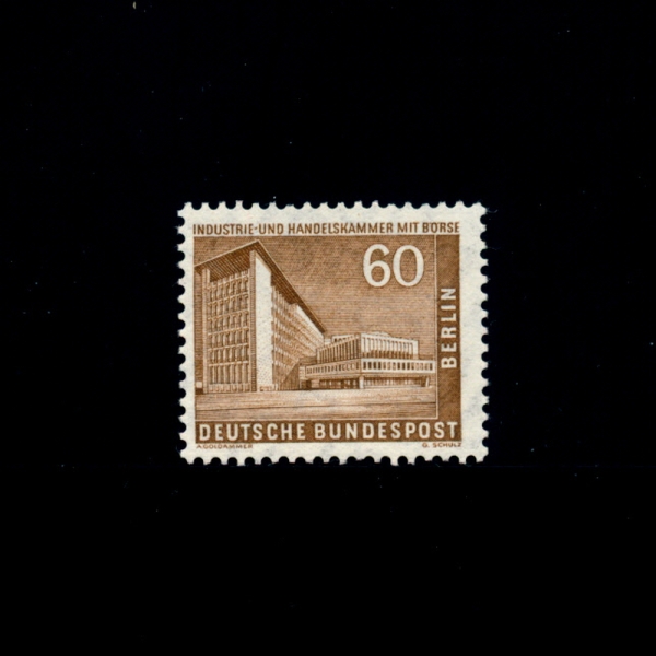 GERMAN OCCUPATION STAMPS()-#9N133-60pf-CHAMBER OF COMMERCE AND INDUSTRY AND STOCK EXCHANGE(۷κ  ȸǼ)-1957