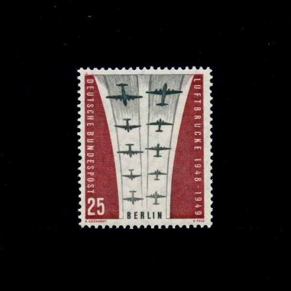GERMAN OCCUPATION STAMPS()-#9N170-25pf-AERIAL BRIDGE,10TH ANNIV. OF BERLIN AIRCRAFT( Ʈ,װ)-1959.5.12