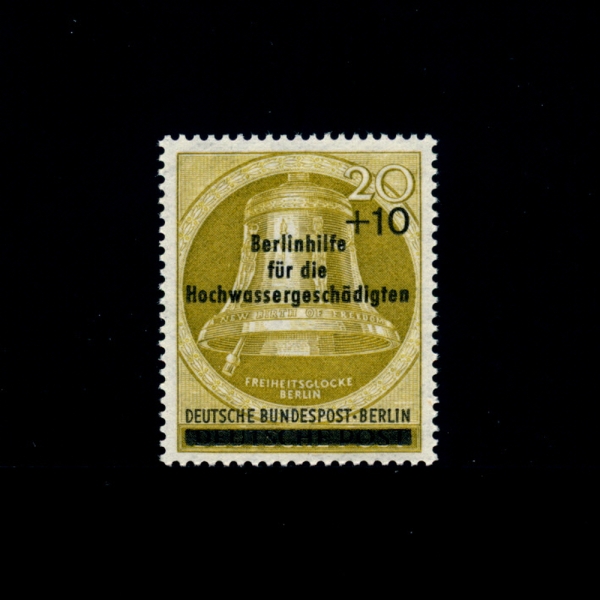 GERMAN OCCUPATION STAMPS()-#9NB17-20+10pf-FREEDOM BELL, BERLIN( )-1956.8.9