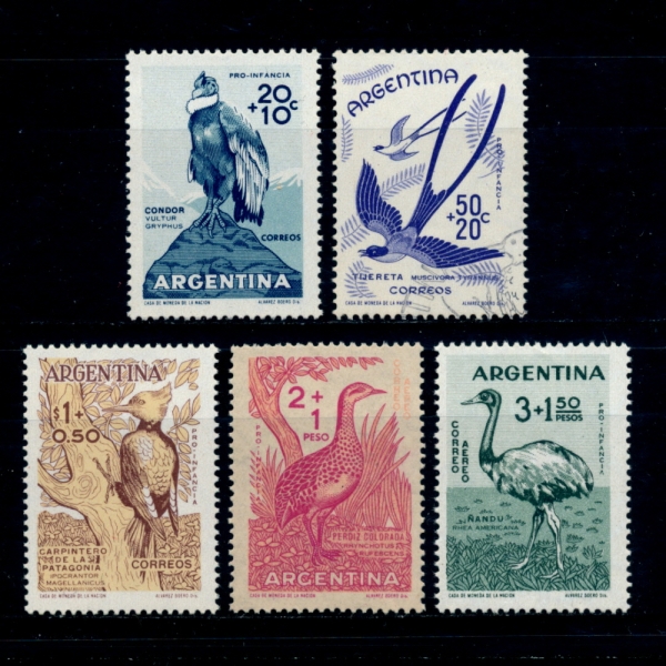ARGENTINA(ƸƼ)-#B22~4,CB17~8(5)-BIRDS()-1960.2.6