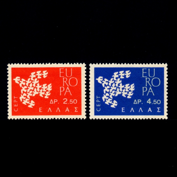 GREECE(׸)-#718~9(2)-EUROPA()-1961.9.18