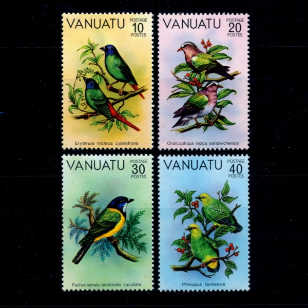VANUATU(ٴ)-#300~3(4)-BIRDS()-1981.2.18