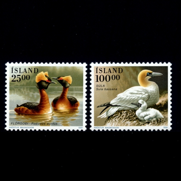 ICELAND(̽)-#721~2(2)-BIRDS()-1991.3.7