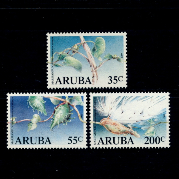 ARUBA(Ʒ)-#43~5(3)-MARIPAMPUN, OMPHALOPHALMUM RUBRUM(޼ҵ 귳)-1989.3.16