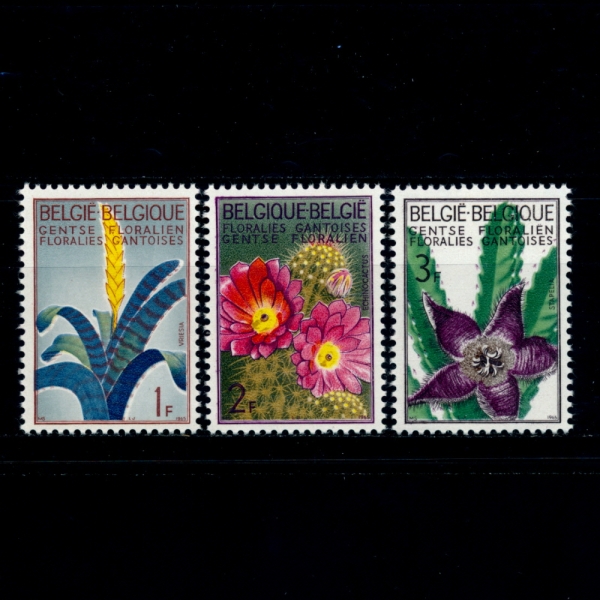 BELGIUM(⿡)-#619~21(3)-25TH GHENT INTL. FLOWER EXHIB.(25ȸ Ʈ   ȸ)-1965.2.13