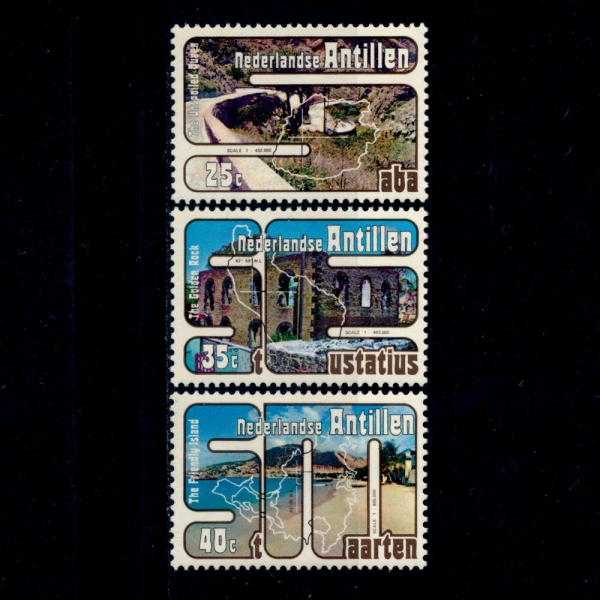 NETHERLANDS ANTILLES(네덜란드 안틸레스)-#404~6(3종)-TOURISM(관광)-1977.11.30일