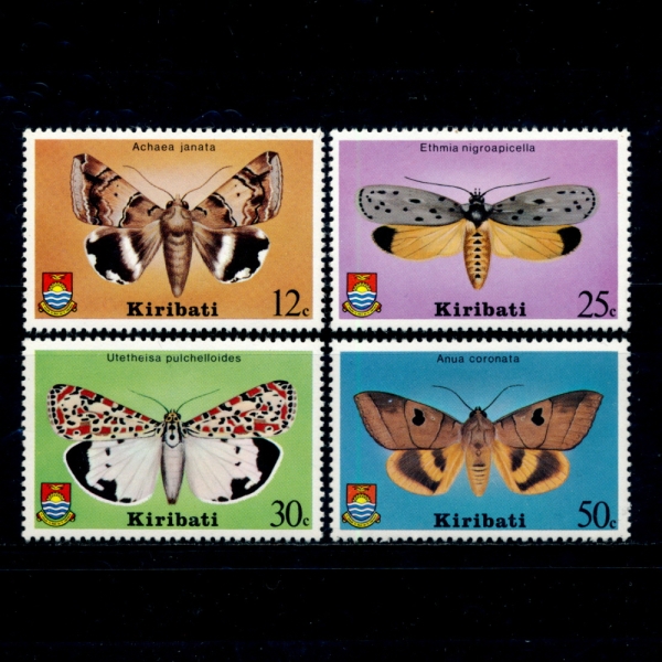 KIRIBATI(Űٽ)-#356~9(4)-MOTHS()-1980.8.27