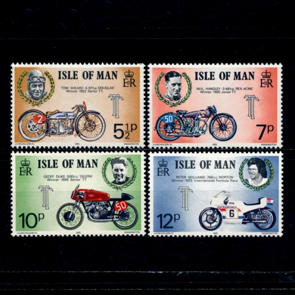 ISLE OF MAN( )-#66~9(4)-TOURIST TROPHY MOTORCYCLE RACES ON ISLE OF MAN( Ʈ )-1975.5.28