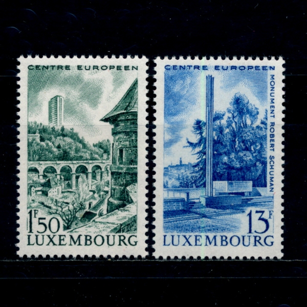 LUXEMBOURG(θũ)-#445~6(2)-LUXEMBOURG, CENTER OF EUROPE( ߽)-1966.9.26