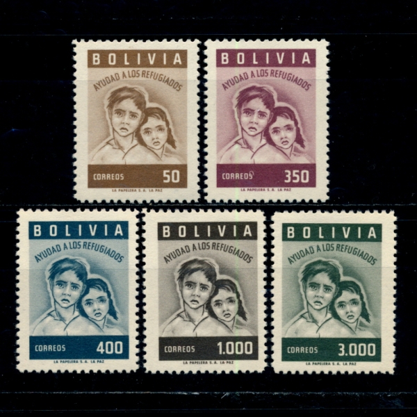 BOLIVIA()-#418~22(5)-REFUGEE CHILDREN( Ƶ)-1960.4.7