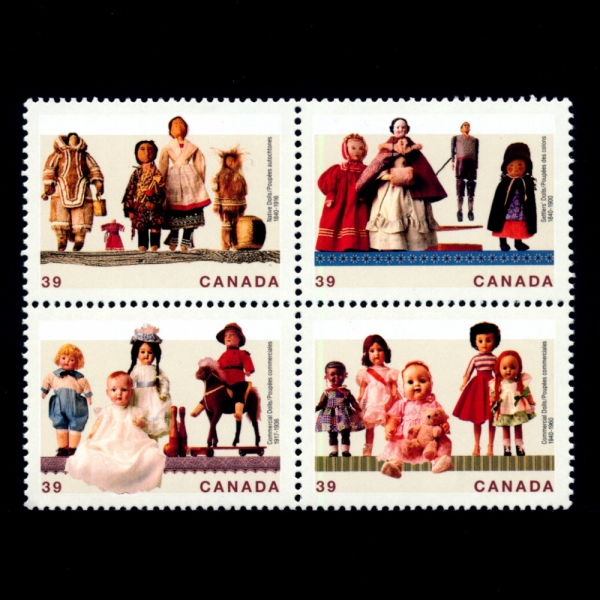 CANADA(ĳ)-#1274~7(4)-DOLLS()-1990.6.8