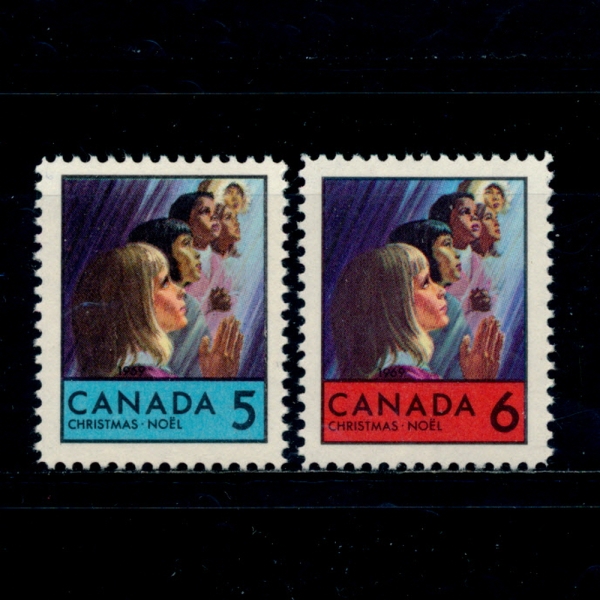 CANADA(ĳ)-#502~3(2)-CHILDREN OF VARIOUS RACES(پ  )-1969.10.8