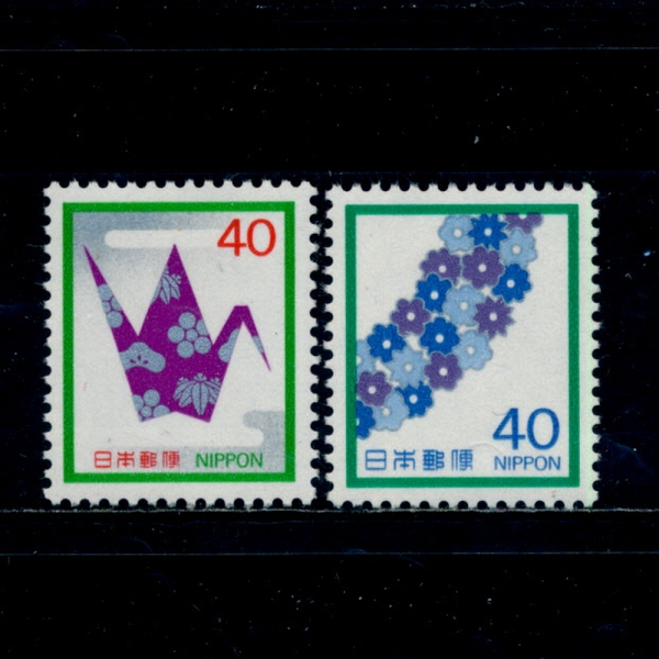 JAPAN(Ϻ)-#1555~6(2)-GREETING AND CONDOLENCE CARDS(  ֵ ī)-1983.11.22