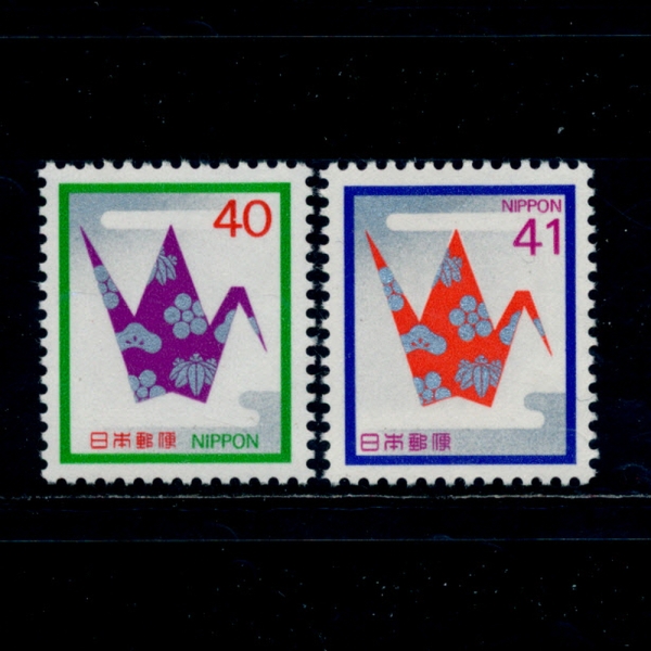JAPAN(Ϻ)-#1836~7(2)-GREETING AND CONDOLENCE CARDS(  ֵ ī)-1989.8.10