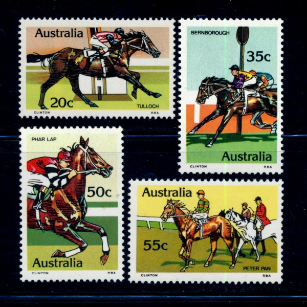 AUSTRALIA(Ʈϸ)-#691~4(4)-RACE HORSES(ָ)-1978.10.18