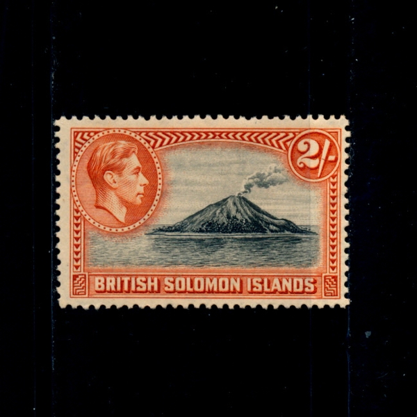 SOLOMON ISLANDS(ַθ )-#76-2sh-TINAKULA VOLCANO, SANTA CRUZ ISLANDS(Ƽ)-1939