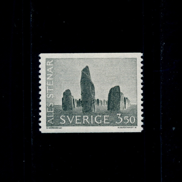 SWEDEN()-#665-3.50k-SHIP GRAVE, SKANE( )-1966
